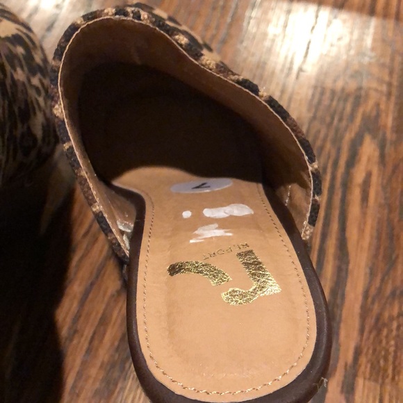 Report Leopard Design Chunky Heels Sandals 👡 Shoe - Picture 12 of 15